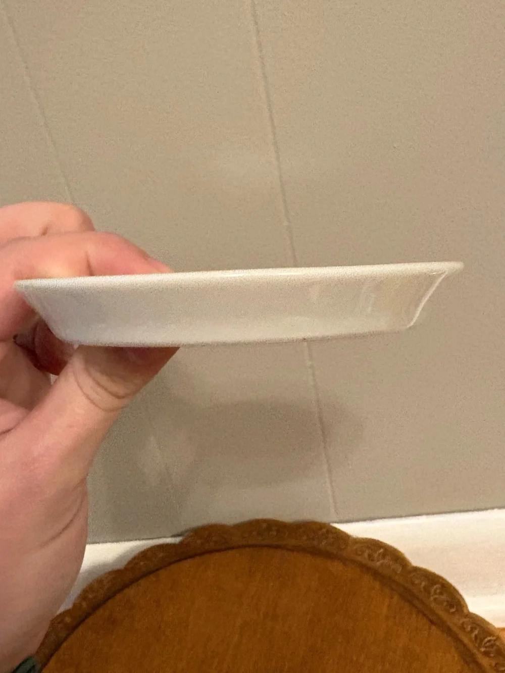 Butter Pat Size Trinket Dish German Chunky